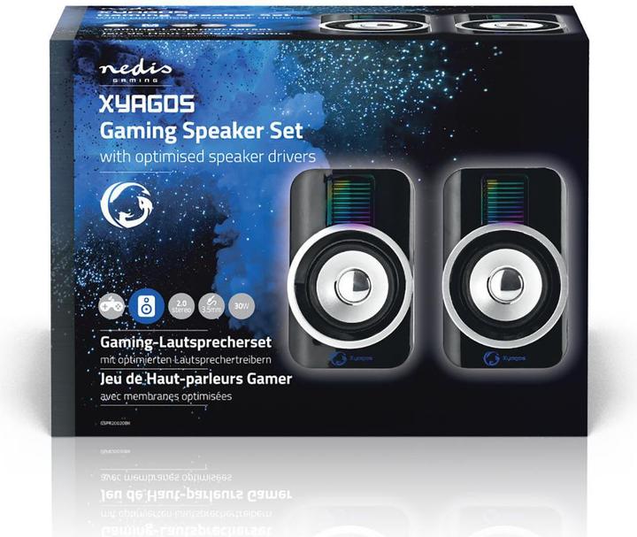 Actual product image Nedis Gaming Speaker GSPR20020BK