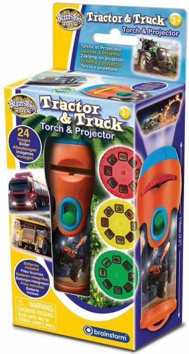Brainstorm Taschenlampe & Projektor Traktoren, Lastwagen etc. (Duits, Engels, Frans, Italiaans)