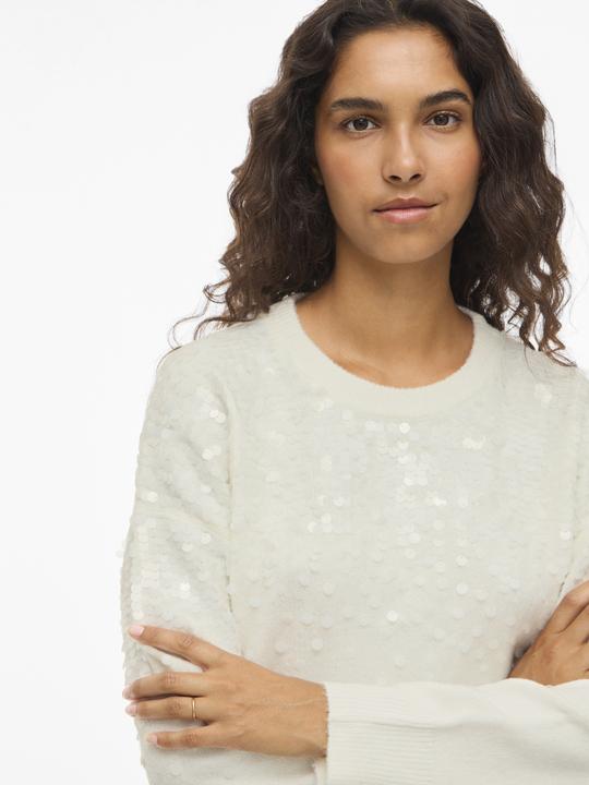 Produktbild Vila VISIQUIN Pailletten Strickpullover (L)