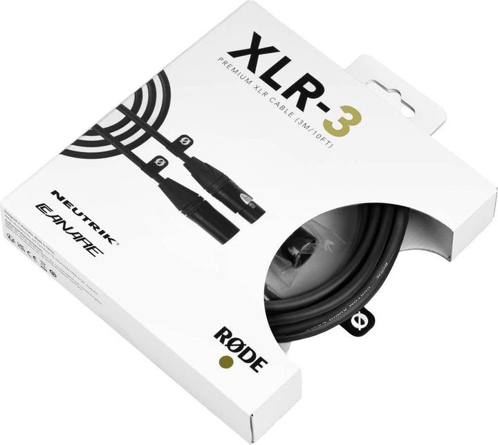 Immagine prodotto RØDE XLR3M (3 m, Cavi XLR)