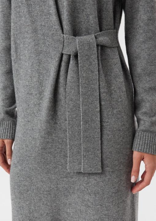 Image du produit Comma Kleid Strickkleid aus Wollmix mit Bindedetail (36)