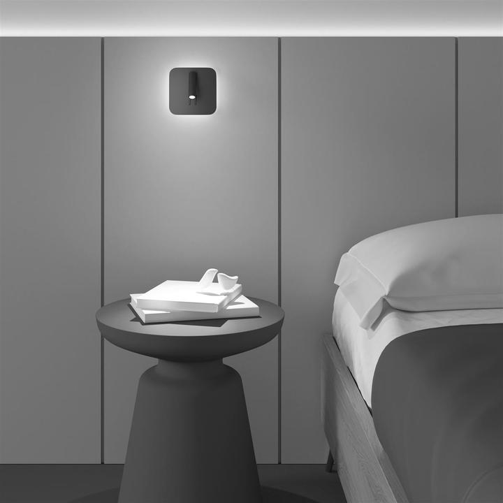 Actual product image Maytoni Ios 176 LED wall light, wall lamp 9W black warm white (275 lm)