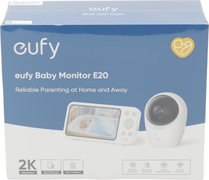 Actual product image eufy Baby E20 Babyfoon â€“ Baby Monitor â€“ 2K HD Resolutie â€“ App- en Offlinebesturing â€“ (Video & Audio, 304.80 m)