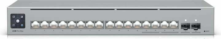 Actual product image Ubiquiti Pro Max 16 Managed Switch 2x 10G SFP+, 4x 2.5GbE, 12x 1GbE (18 Ports)