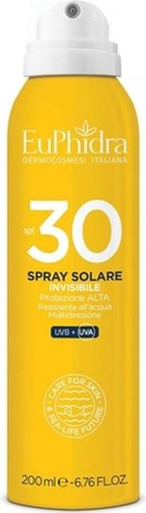 Euphidra Invisible Solar Spray 30+ 200ml (Sonnenspray, SPF 30, 200 ml)