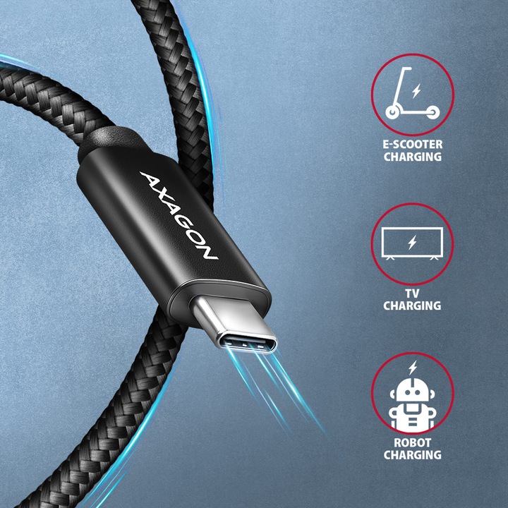 Productafbeelding Axagon USB C - USB C (3 m, USB 2.0)