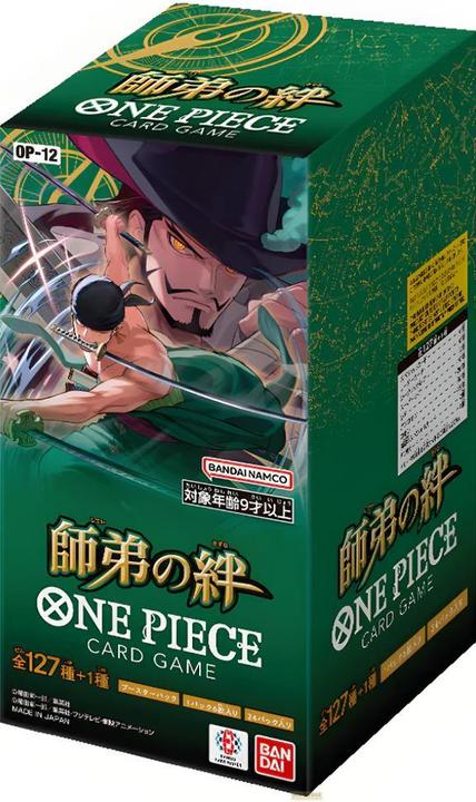 Actual product image Bandai Bonds of Master and Disciple OP12 (Japanese, Booster display)