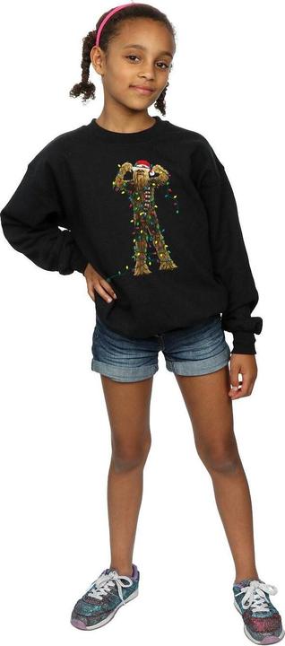 Immagine prodotto Star Wars Chewbacca Christmas Lights Felpa Ragazze (128)