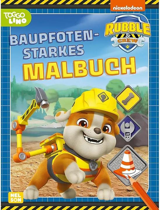 Actual product image Rubble & Crew: Baupfotenstarkes Malbuch