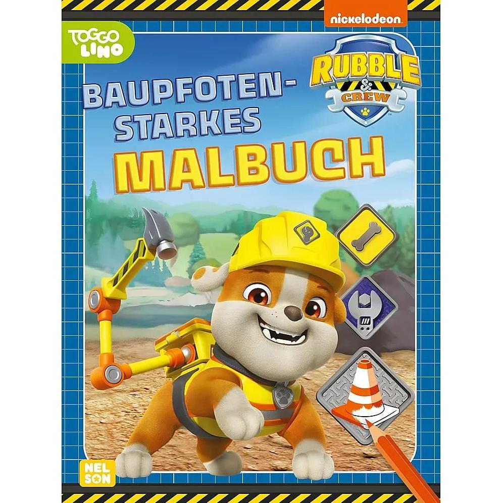 Nelson Rubble & Crew: Baupfotenstarkes Malbuch
