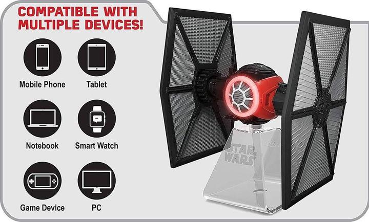 Produktbild iHome Star War Special Forces Tie Fighter Bluetooth Wireless tragbar Li-B56