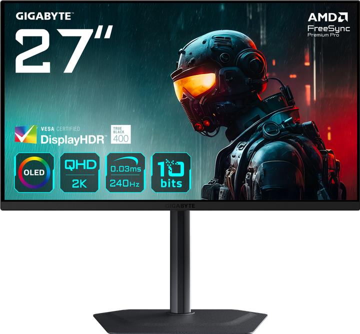 Produktbild Gigabyte MO27Q2 (2560 x 1440 Pixel, 27")