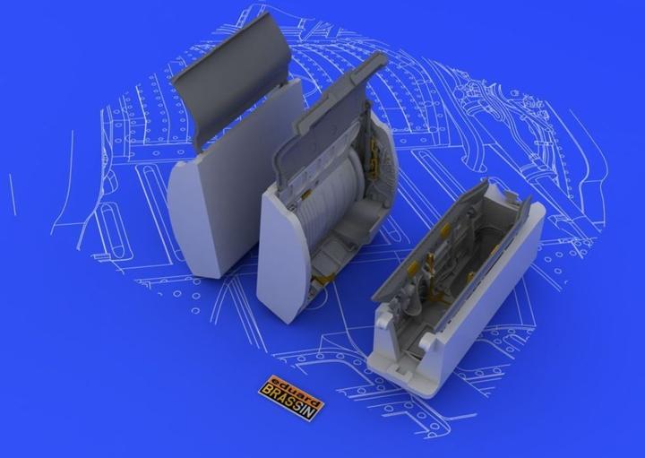 Actual product image Eduard MiG-21 wheel wells for