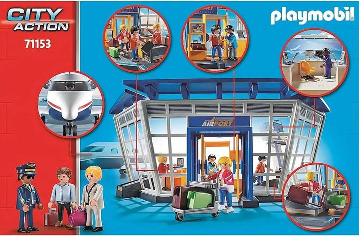 Produktbild Playmobil Flughafen mit Flugzeug und Tower (71153, Playmobil City Action)