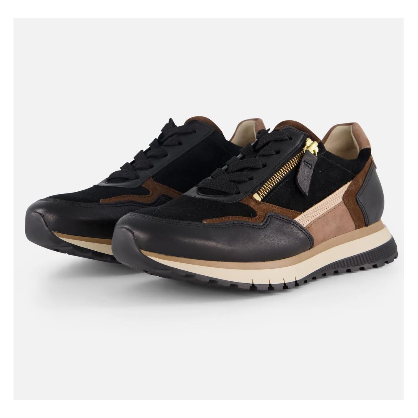 Gabor, Vrouwen, Sneakers, Scarpe Da Ginnastica, Zwart, (39)