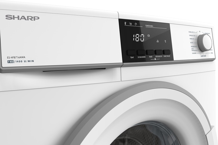 Actual product image Sharp ES-HFB714AWA-DE (7 kg, Left)