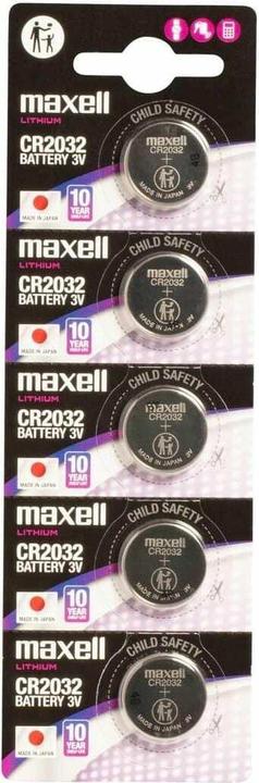 Produktbild Maxell Electronics CR2032 (5 Stk., CR2032, 220 mAh)