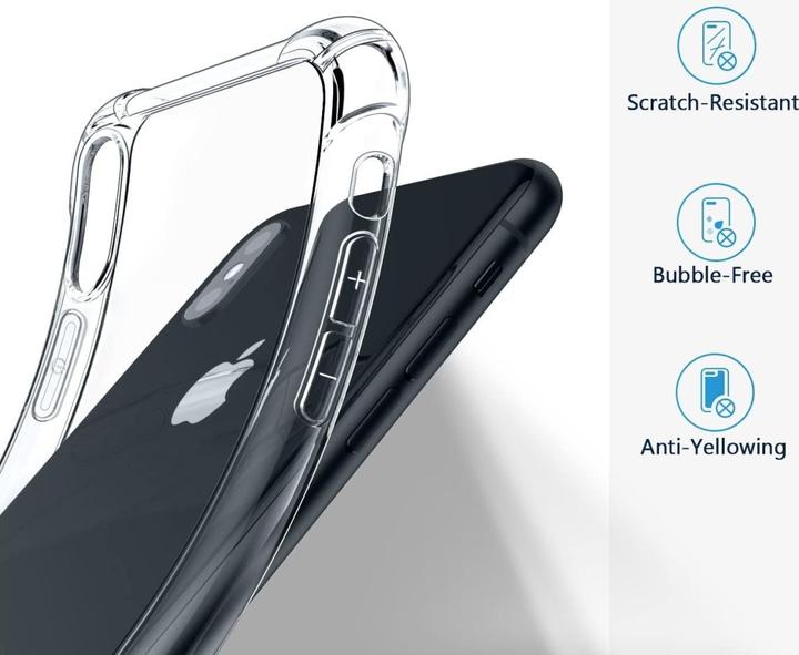 Produktbild Screenguard Apple iPhone X Hülle Crystal Soft Airbag Bumper (Apple iPhone X)