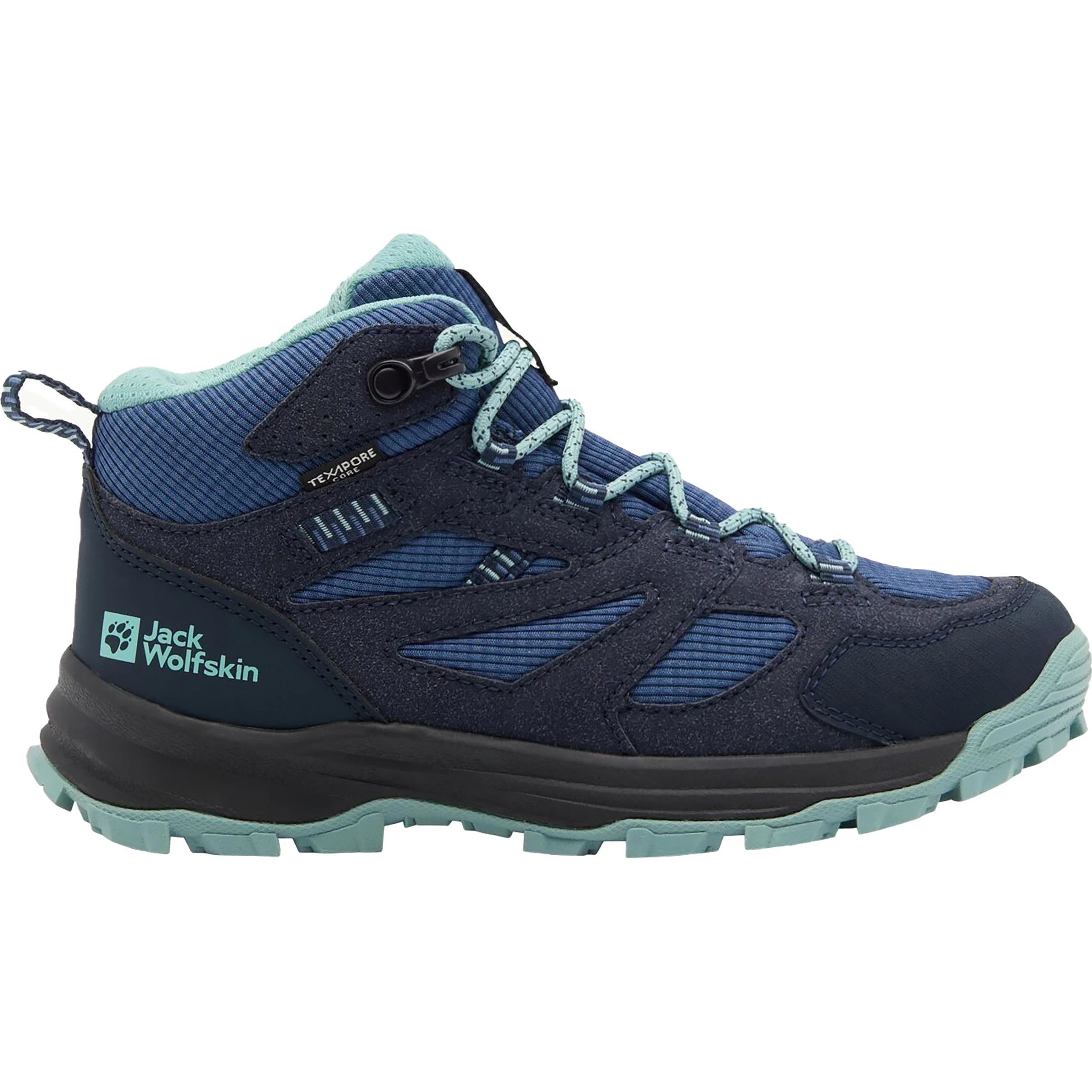 Jack Wolfskin, Jungen, Wanderschuhe, Vojo Tour Texapore Mid K (36), Blau