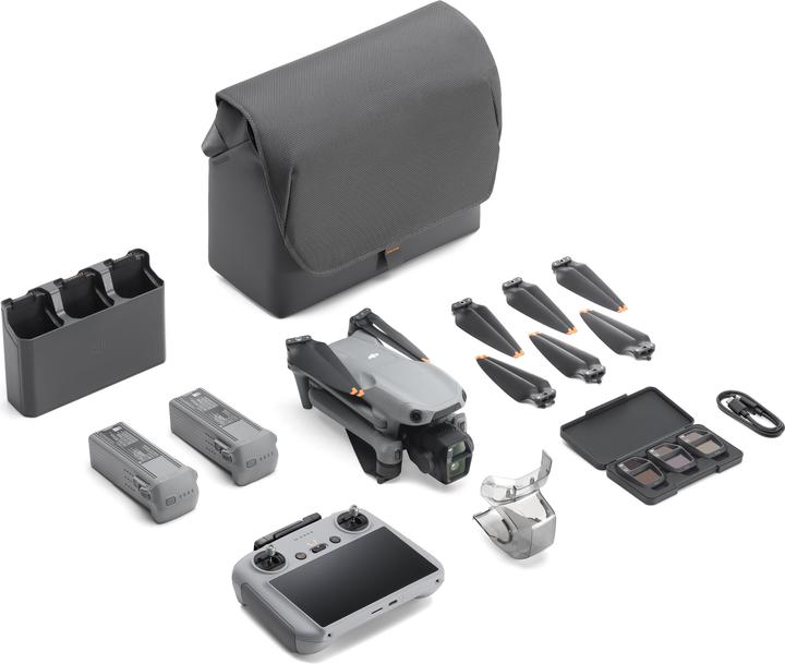 DJI Air 3s Vlieg Meer Combo RC 2 (45 min, 724 g, 50 Mpx)