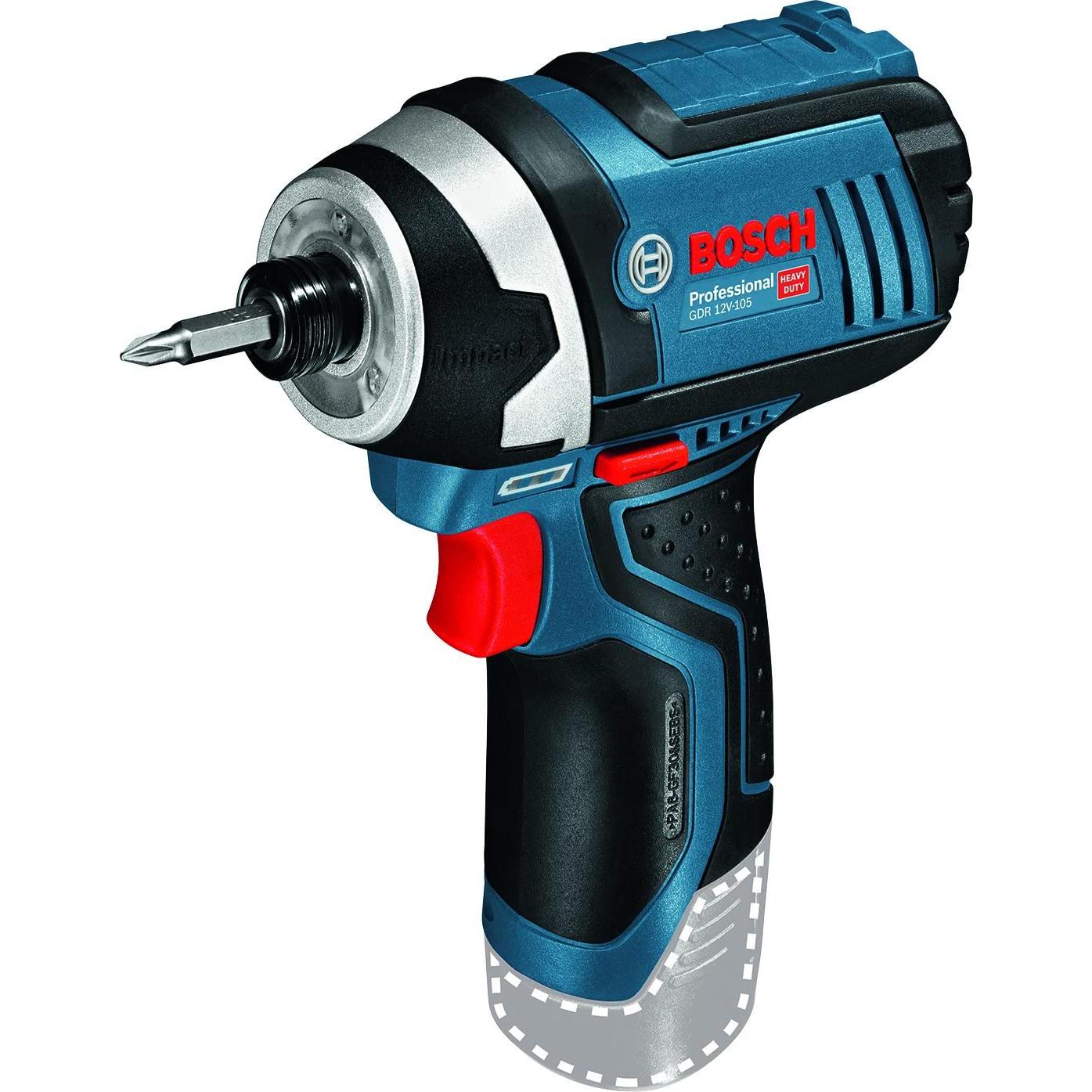 Bosch Professional, Bohrmaschine + Akkuschrauber, GDR 12V-105 (Akkubetrieb)
