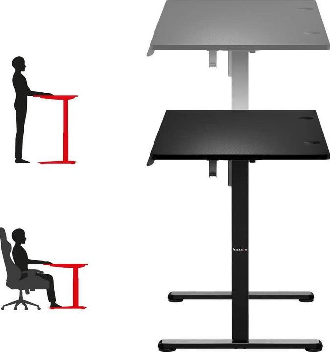 Image du produit Huzaro Biurko gamingowe Hero 8.2 Balck