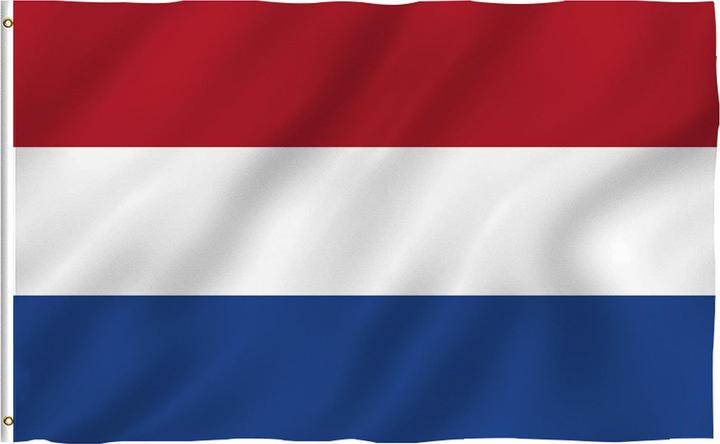 Produktbild Lobwerk Niederlande Netherlands Flagge mit Ösen Fahne 150x90 Metalösen Wetterfest Fahnenmast (90 x 150 cm)