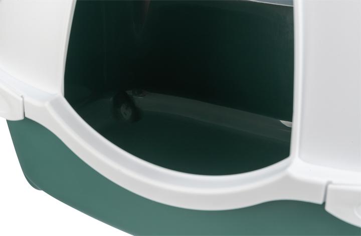 Image du produit Trixie Kattenbak Davio Groen / Wit (Bac à litière fermé)