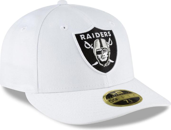 Actual product image New Era 59Fifty Low Profile Las Vegas Raiders (7 5/8)