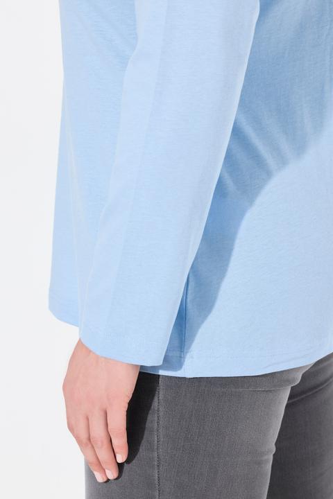 Produktbild Ulla Popken Shirt, Slim, Rundhalsausschnitt, Langarm (58)