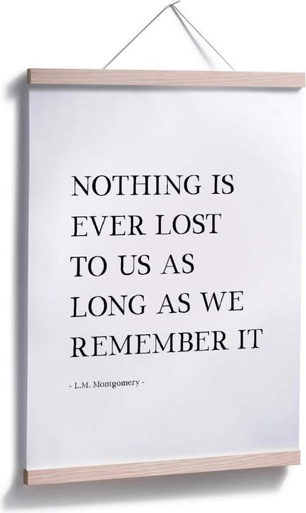 Actual product image Trenddeko Nothing is ever lost... (100 x 120 cm)