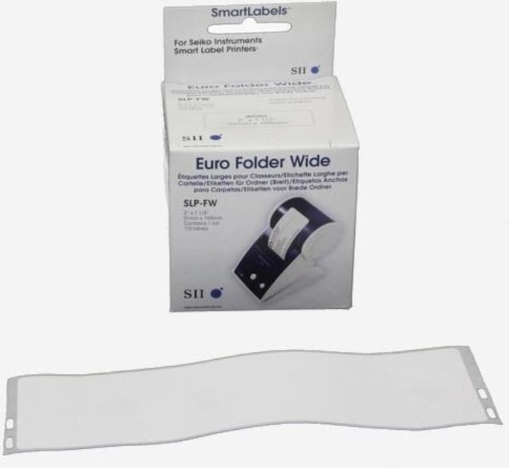 Produktbild Seiko SLP-FW Ordneretiketten breit, 1 Rolle à 110 Etiketten (5.40 cm)