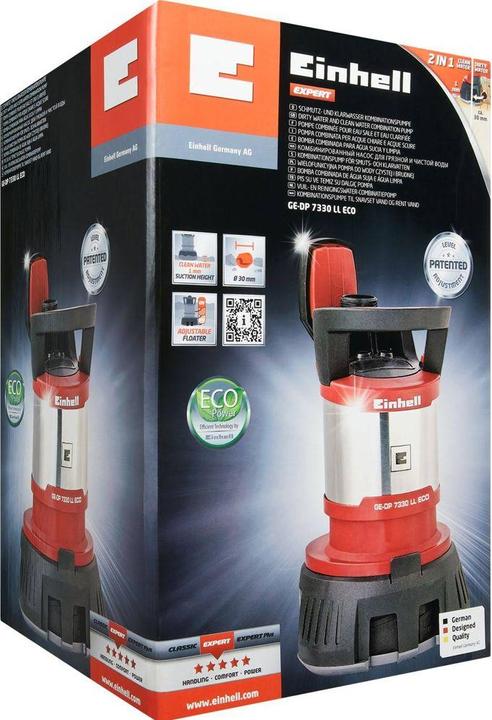 Immagine prodotto Einhell Pompa per acque reflue GE-DP 7330 LL ECO (Pompa per acque cariche)