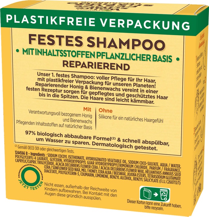 Produktbild Garnier Ultra Doux Honey Treasures (Festes Shampoo)