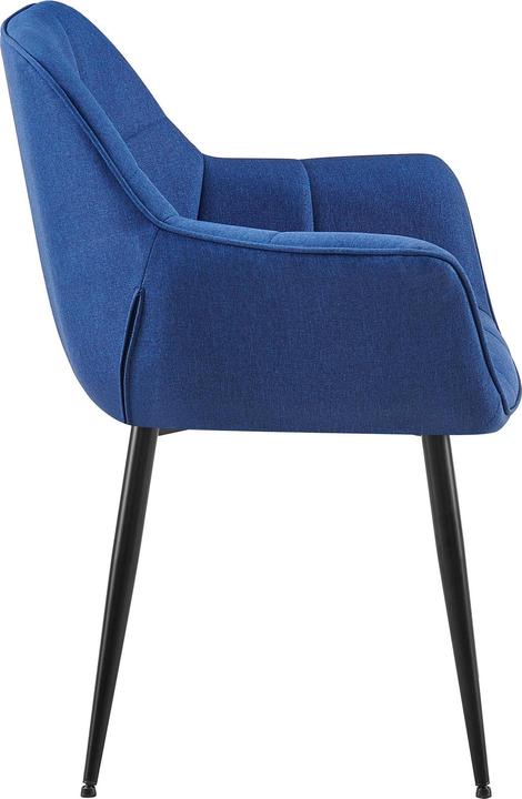 Actual product image Swisshandel24 Roseville Dining Chair Fabric, Blue