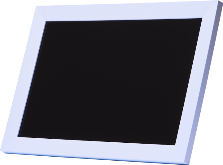 Actual product image Pixie Smart Digital Photo Frame Blue (10.10", 1280 x 800 pixels)