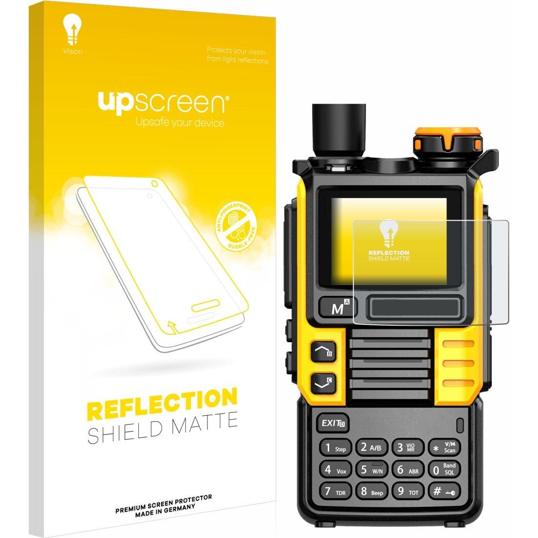 upscreen Schutzfolie Displayschutz Displayschutzfolie Folie Matt Entspiegelungsfolie, Smartwatch Schutzfolie, Grau