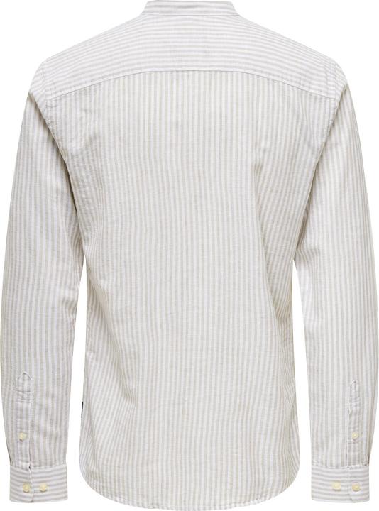 Produktbild Only & Sons Onscaiden Life Ls Mao Stripe Linen Noos (M)