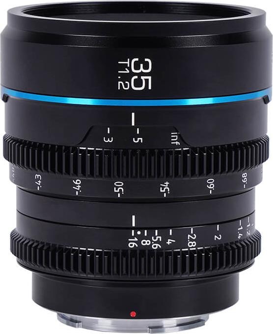 Actual product image Sirui Nightwalker 24 35+55mm T1.2 S35 MF Cine Lens Bundle X-Mount (Fujifilm X, APS-C / DX, full size)