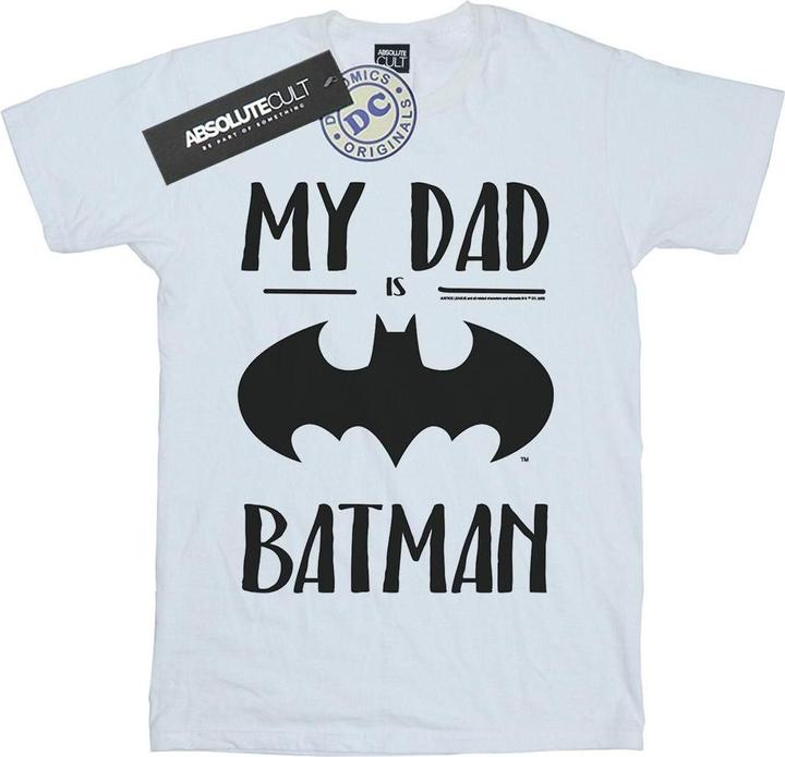 Immagine prodotto Batman My Dad Is Batman Maglietta Ragazze (140, 146)