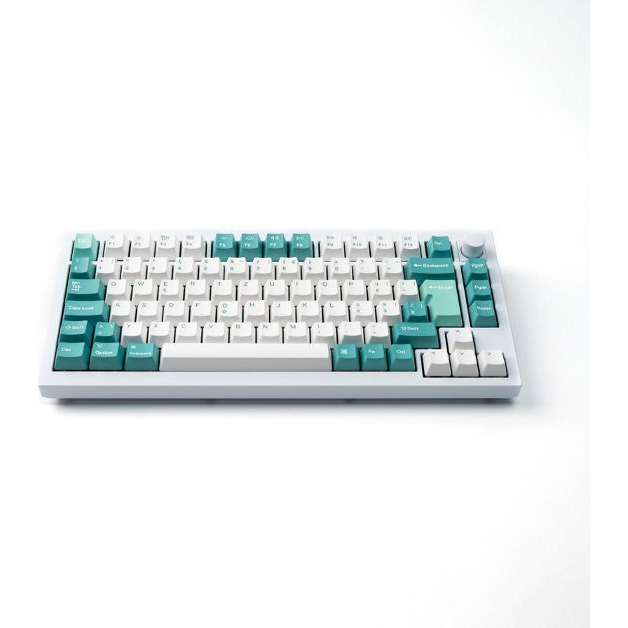 Thumbnail - Keychron OEM Dye-Sub PBT Full Keycap-Set, Keycaps, Weiss, Grün