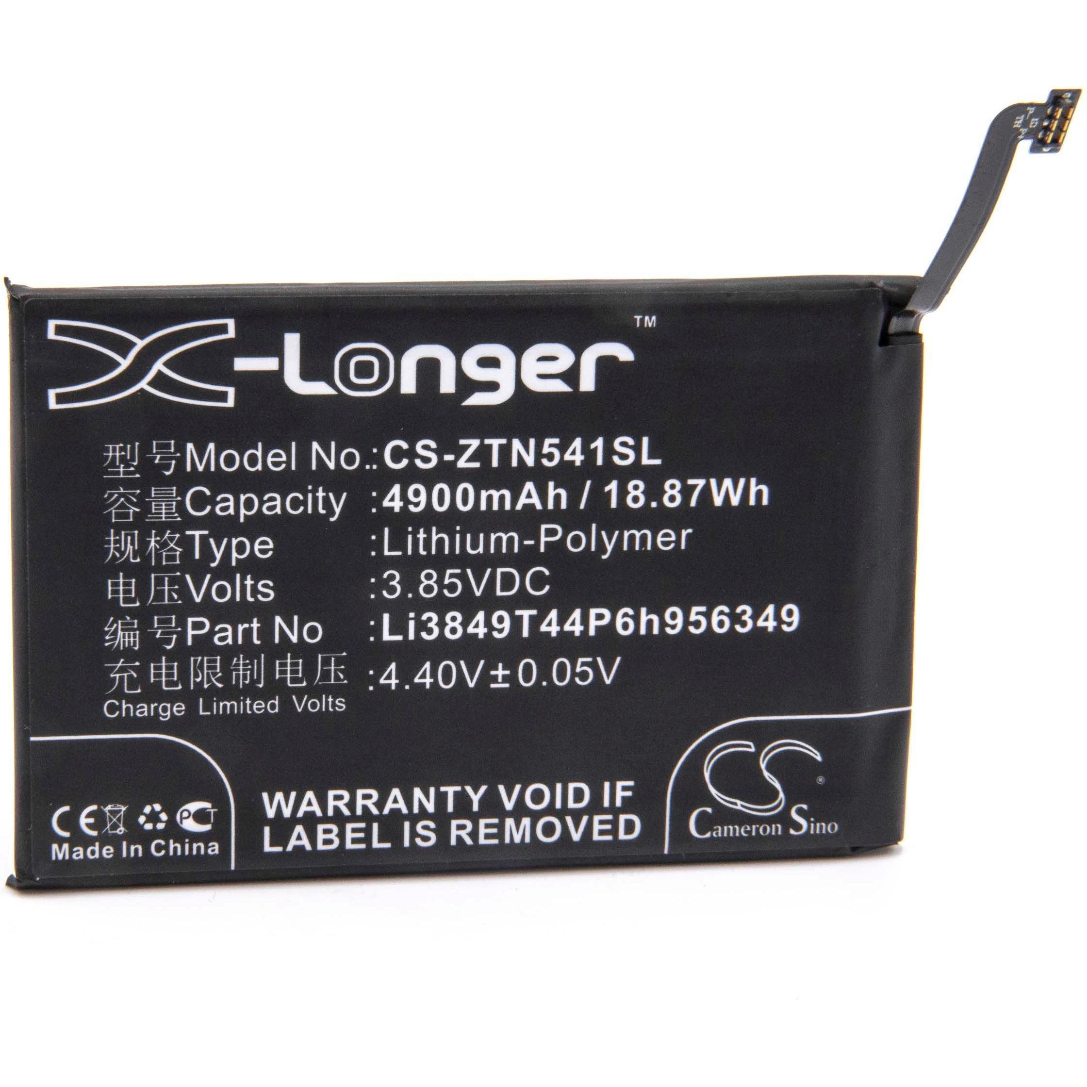 Thumbnail - XCell Li-Polymer-Akku - 4900mAh (3.85V) für Handy, Smartphone, Telefon wie ZTE Li3849T44P6h956349 (Akku), Mobilgerät Ers...