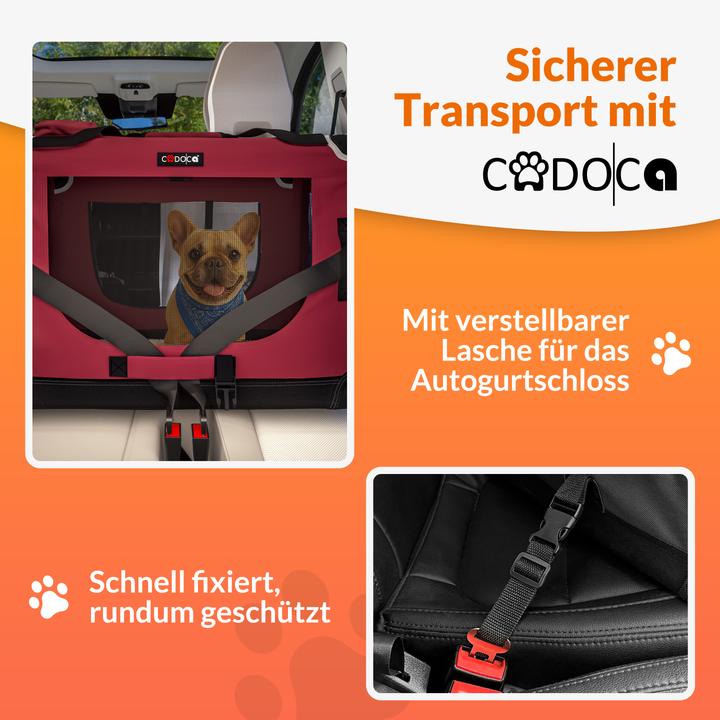 Produktbild Cadoca Hundetransportbox (Hund, Abschliessbar, Atmungsaktiv)