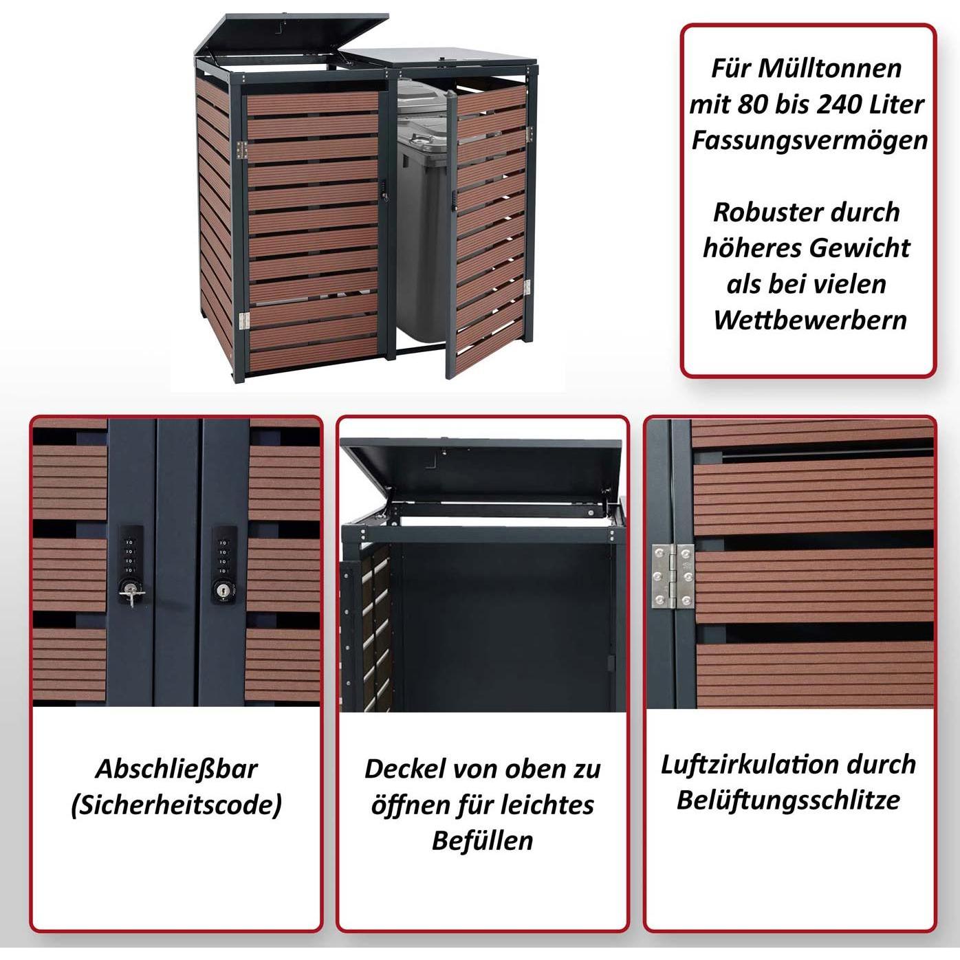 Thumbnail - MCW, Gartenhaus + Gartenschrank, K14-XL