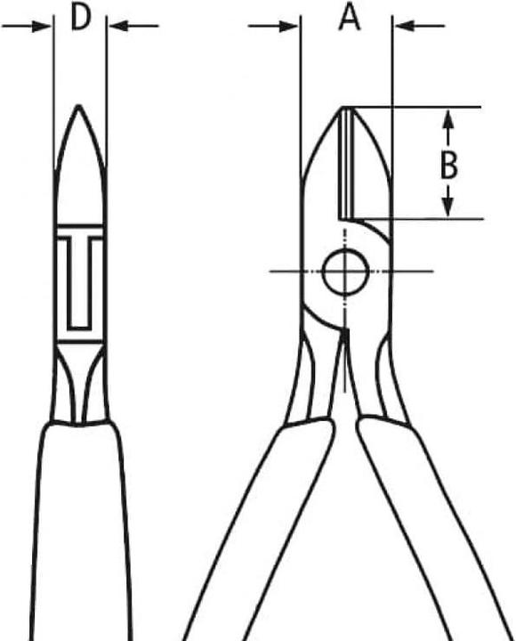 Image du produit Knipex Elektronik-Seitenschneider (115 mm)