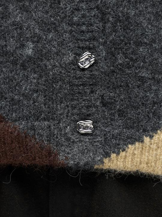 Produktbild Object Argyle Strickweste (XS)