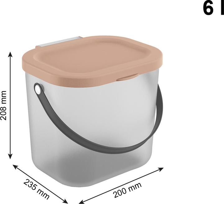 Actual product image Rotho Albula (23.5 x 20 x 21 cm, 6 l)