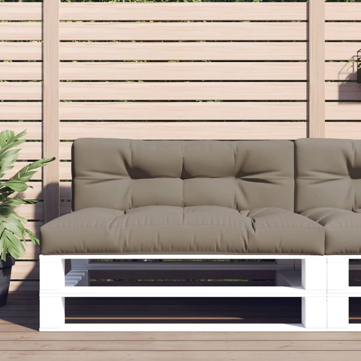 Image du produit VidaXL Ensemble salon de jardin 10 pièces avec coussins (120 x 40 x 12 cm)