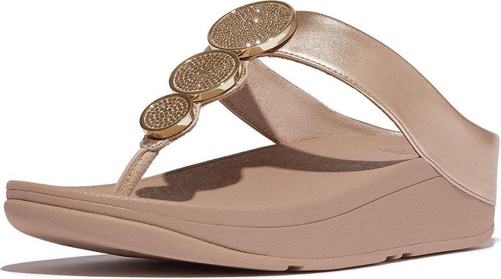 Actual product image Fitflop Halo Bead-Circle Metallic Toe-Post (38)