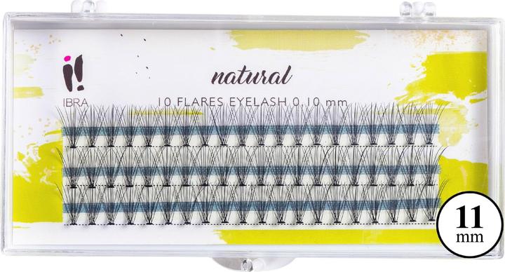 Actual product image Ibra Naturals Tufts Of False Eyelashes 0.10-11Mm (Artificial eyelashes)